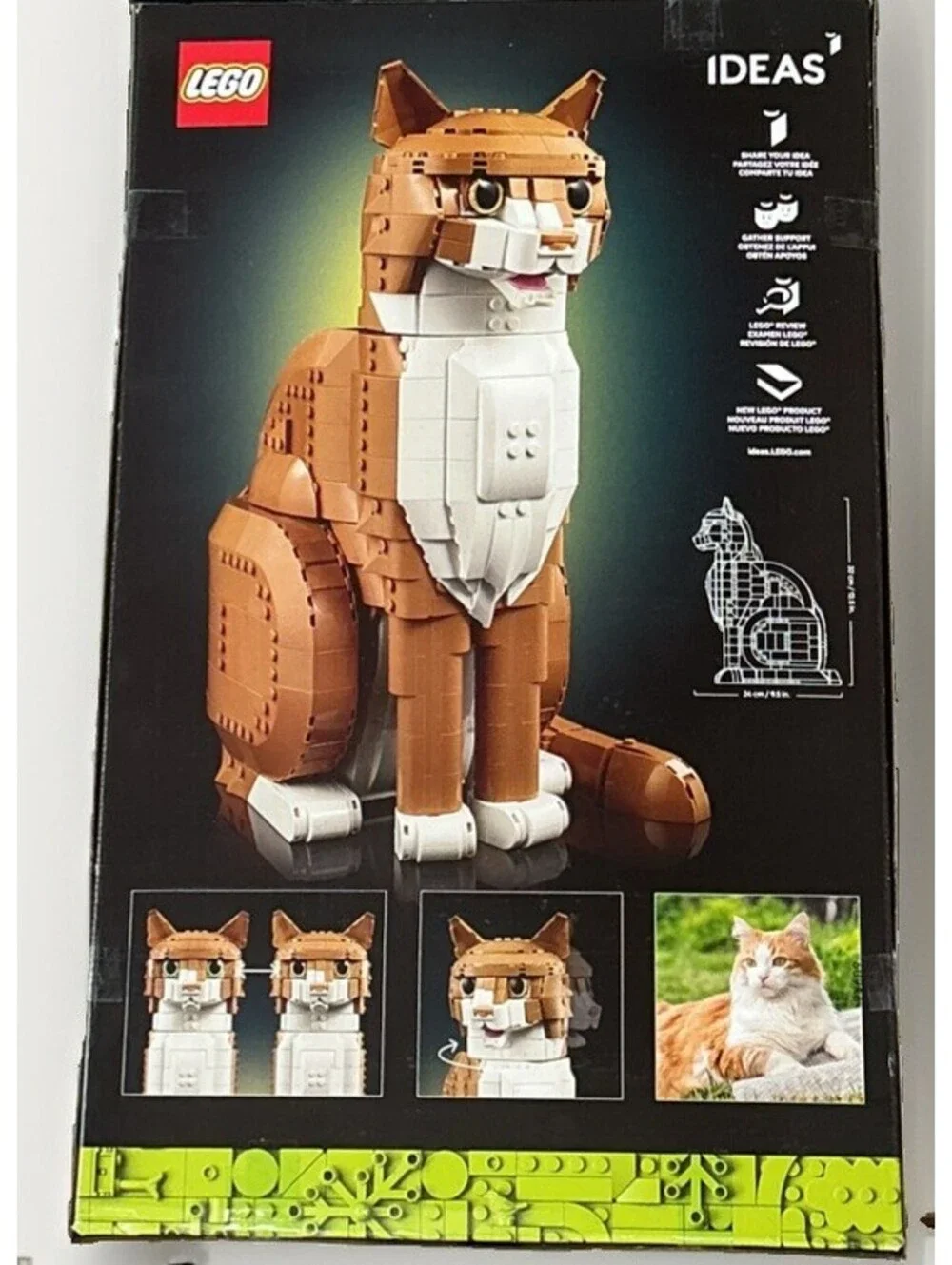 LEGO Ideas Orange Cat Building Set 21376